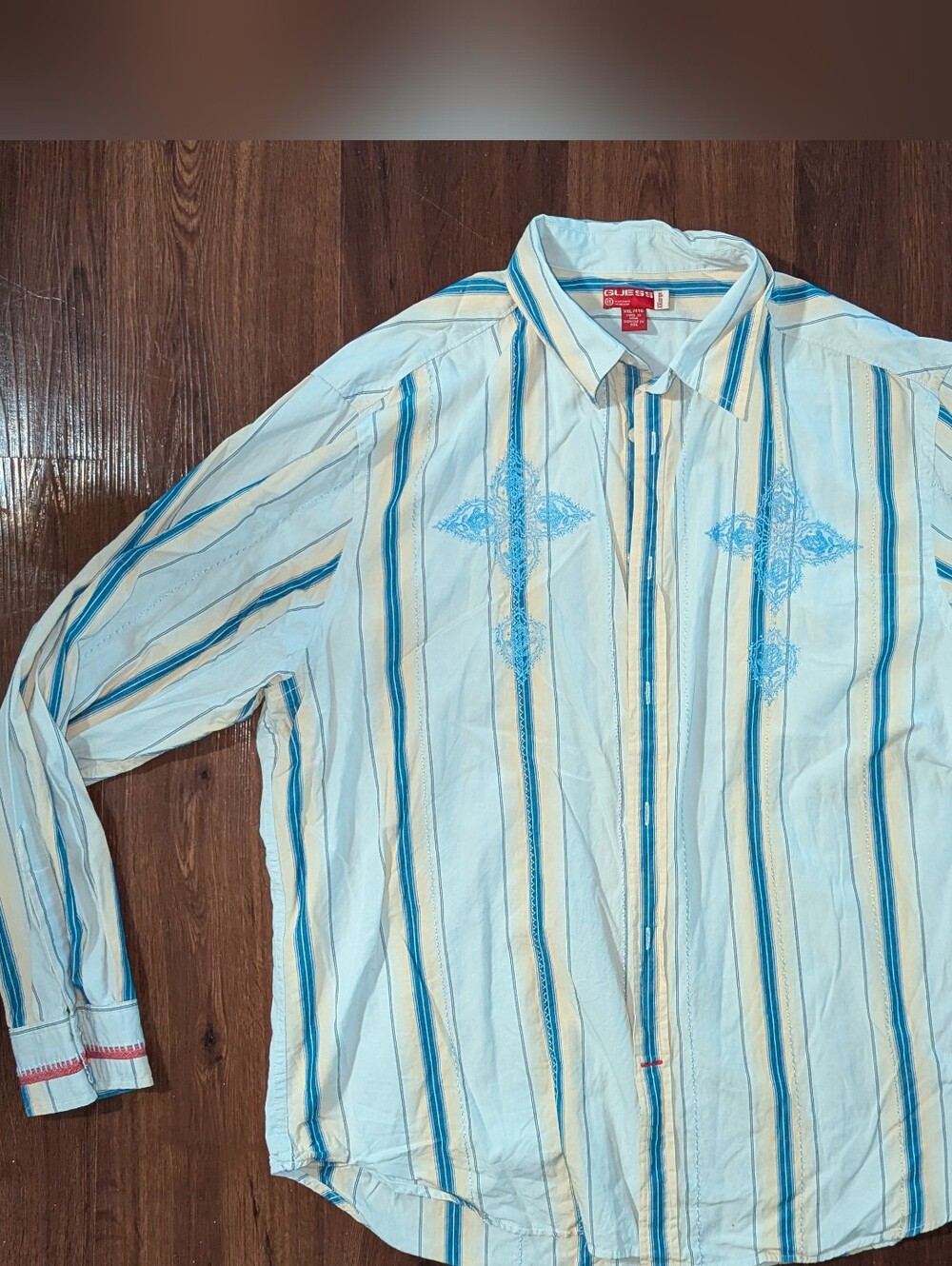 Vintage 2000s Guess Button Down, Men's 2XL, EXCELLENT Condition